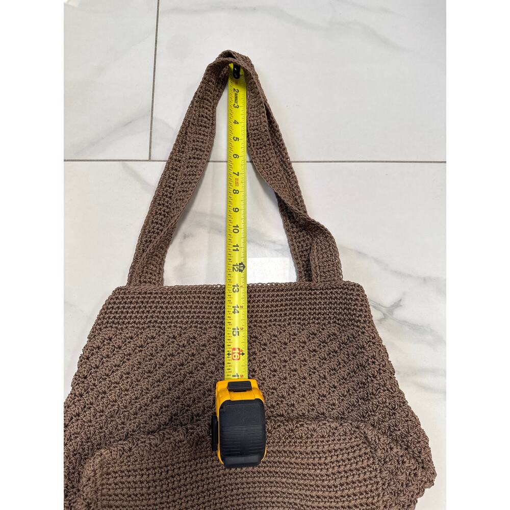 The SAk Brown Crochet Shoulder Purse Handbag Bag - Picture 12 of 15